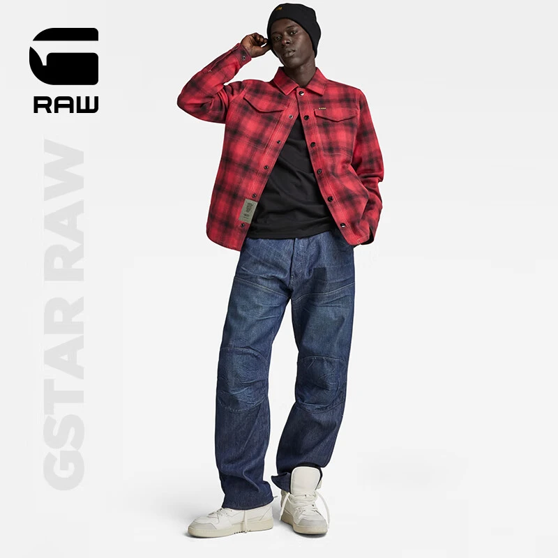 G-STAR RAW2023秋冬新5620痞帅3D机车宽松男士中腰纯棉舒适厚牛仔