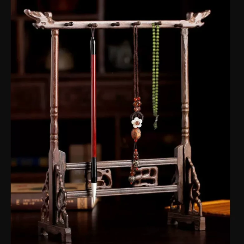 JCM12支挂龙头笔架摆件/尺寸(cm)长35宽10高38支架神器学生