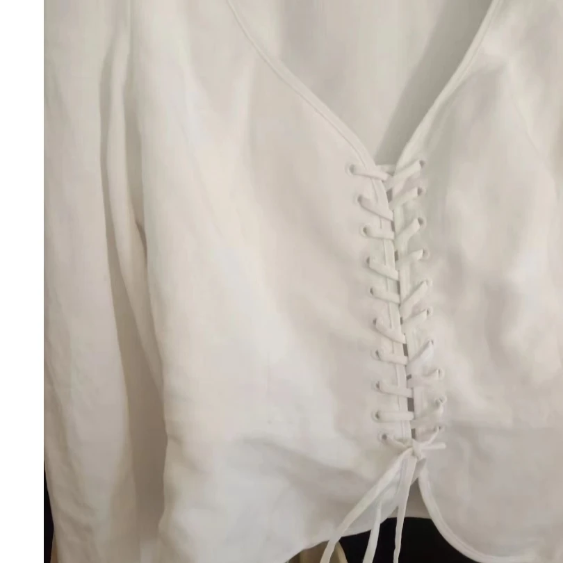 春夏新款复古气质显瘦女长袖纯色短款衬衣衬衫GH88