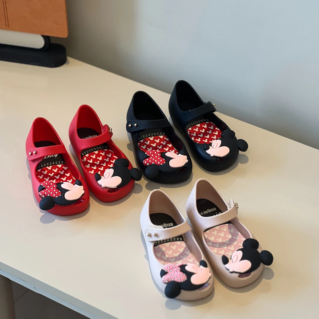 【果果家】米奇米妮女童鱼嘴果冻鞋公主风凉鞋香香鞋