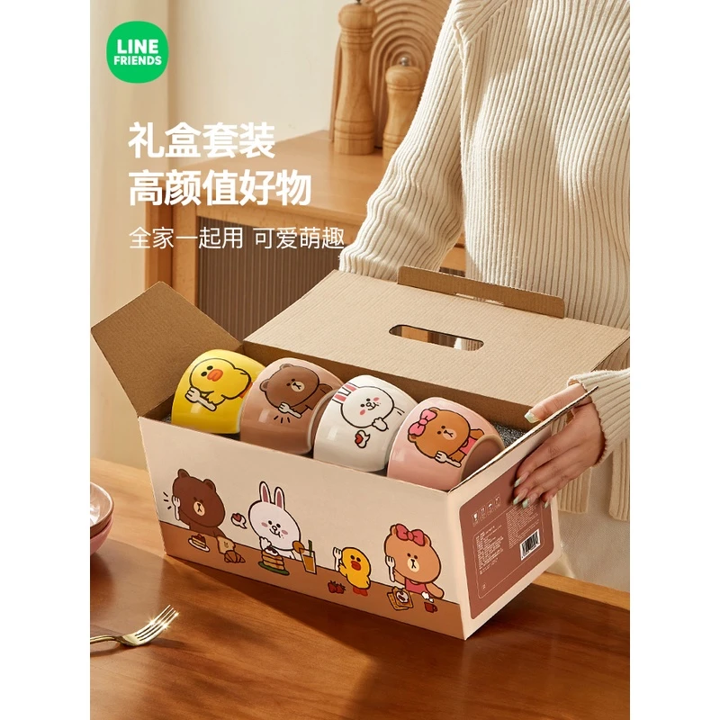 LF美食款陶瓷碗碟套装家用宿舍学生可爱汤碗新款吃饭面碗