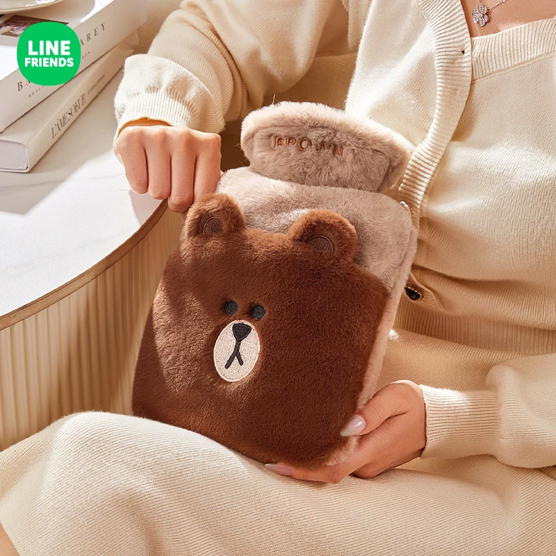 热水袋注水加厚防爆暖床暖被热敷肚子暖手宝大小号女学生毛绒可爱