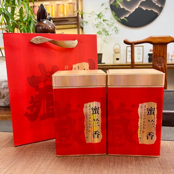 凤凰单丛500g罐装礼盒装家庭装凤凰山茶叶中秋送礼配手提