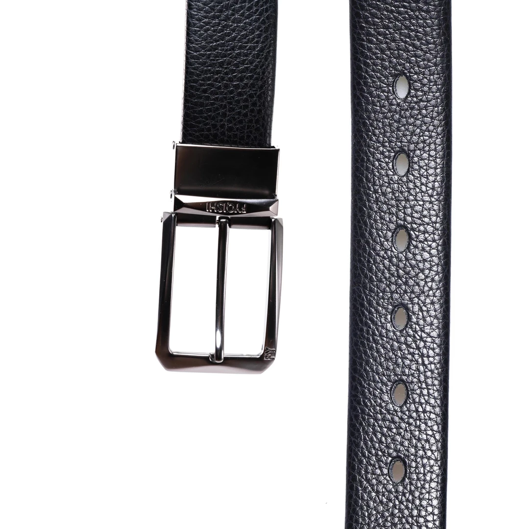 福利款牛皮皮带真皮宽3.5cm皮带荔枝纹软皮皮带