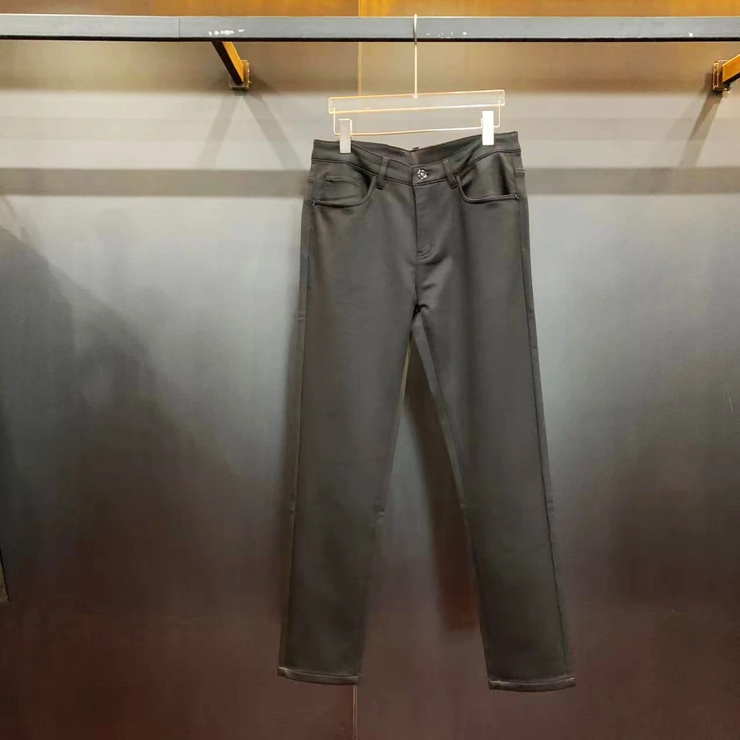 6553男士时尚黑色休闲裤