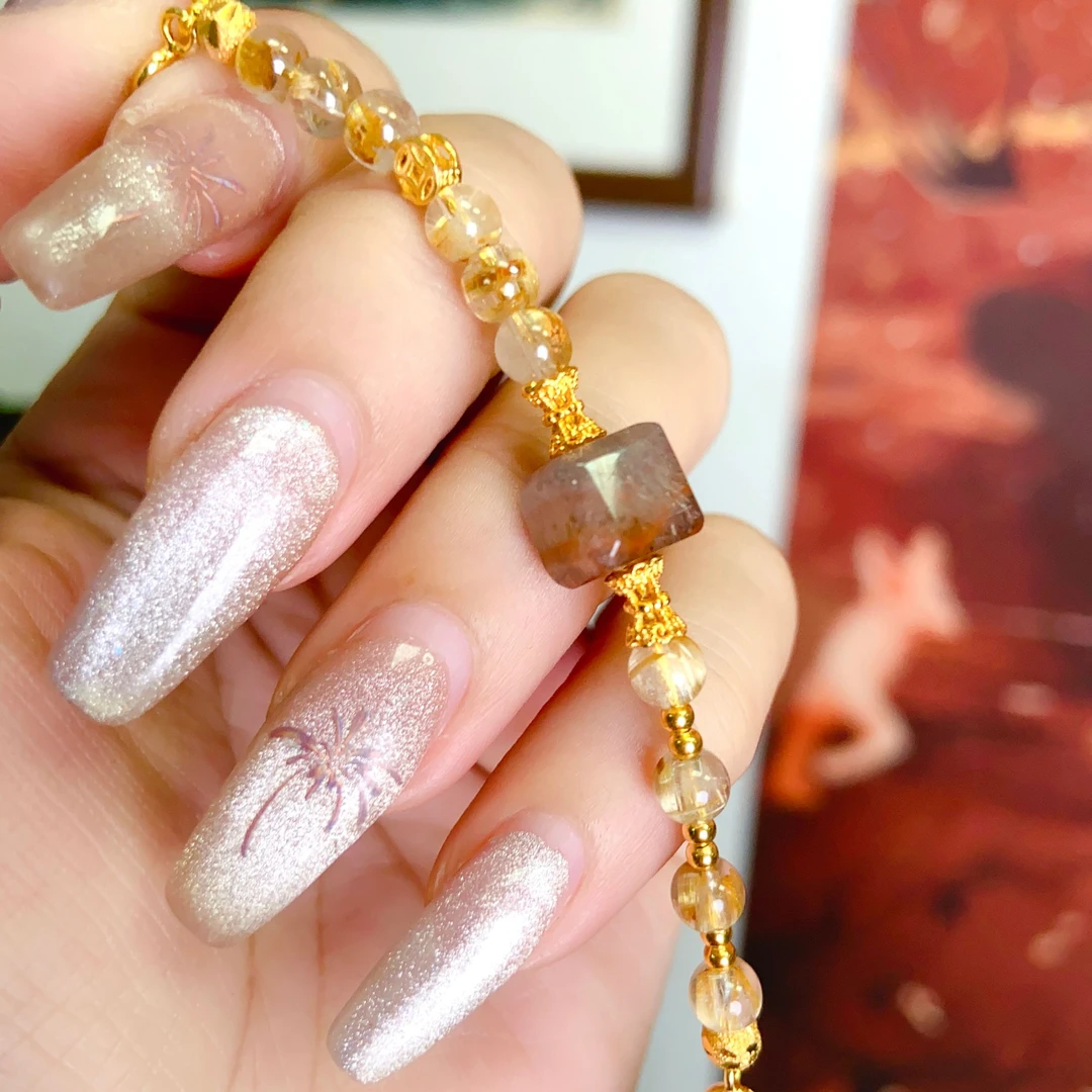 ｛粉丝福利｝钛板晶延长链金灿灿放光芒、可以不戴但不能没有百搭