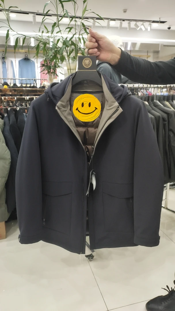 冬季新品男士可脱卸内胆保暖棉服外套