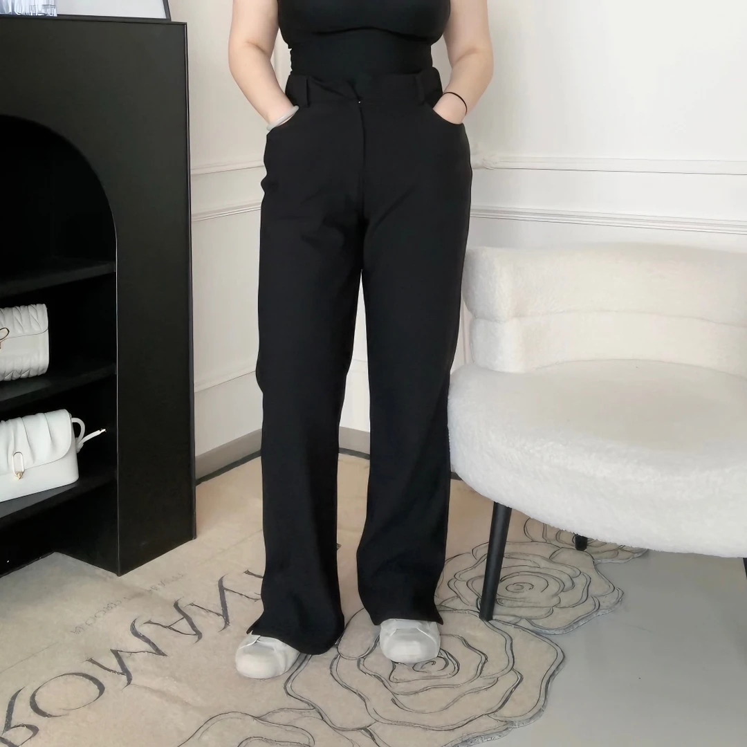 加绒显瘦神裤/2023秋冬新款大码女装高腰显瘦显腿长保暖休闲裤子