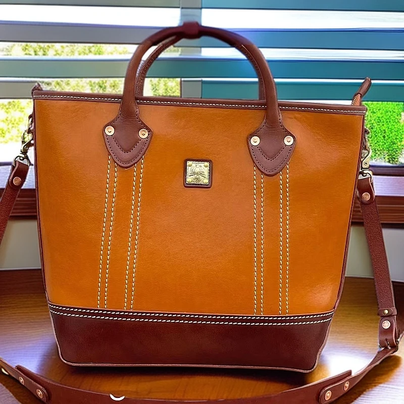 【双工牌】时尚百搭高级轻奢经典托特包237018