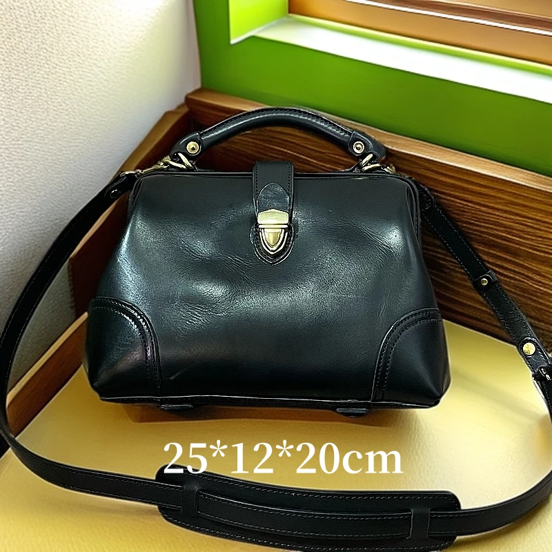 【双工牌手工皮具】高端复刻大号医生包包包女通勤上班237060