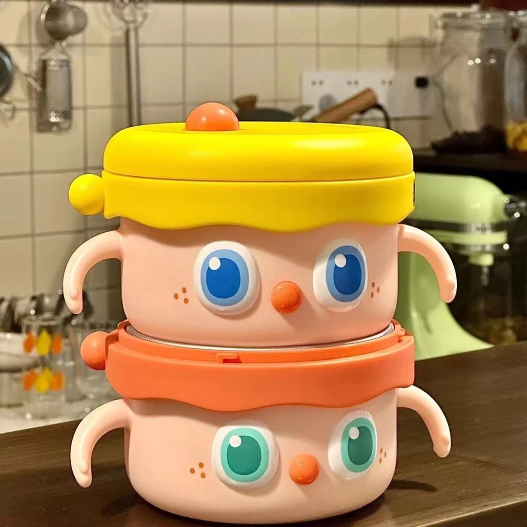 皇宠PPSU大眼萌辅食宝宝专用米粉注水保温恒温儿童餐具可爱便携