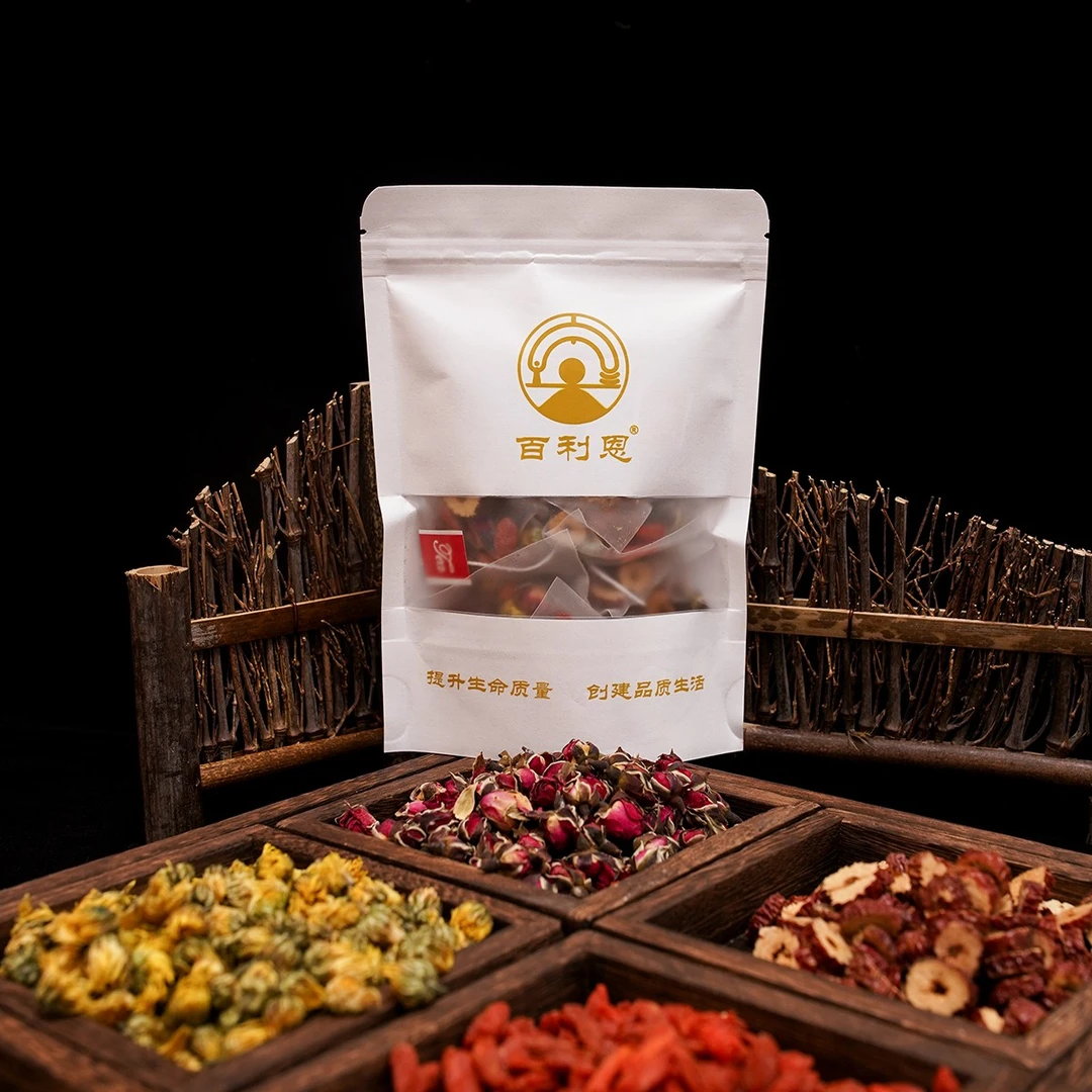 百利恩玫瑰红枣枸杞菊花茶6g*20包方便优选健康独立组合型好茶