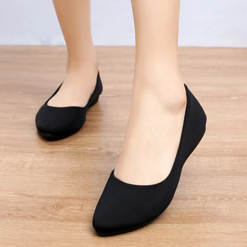 老北京布鞋平底舒适工作鞋软底黑色时尚上班鞋女鞋休闲妈妈鞋百搭