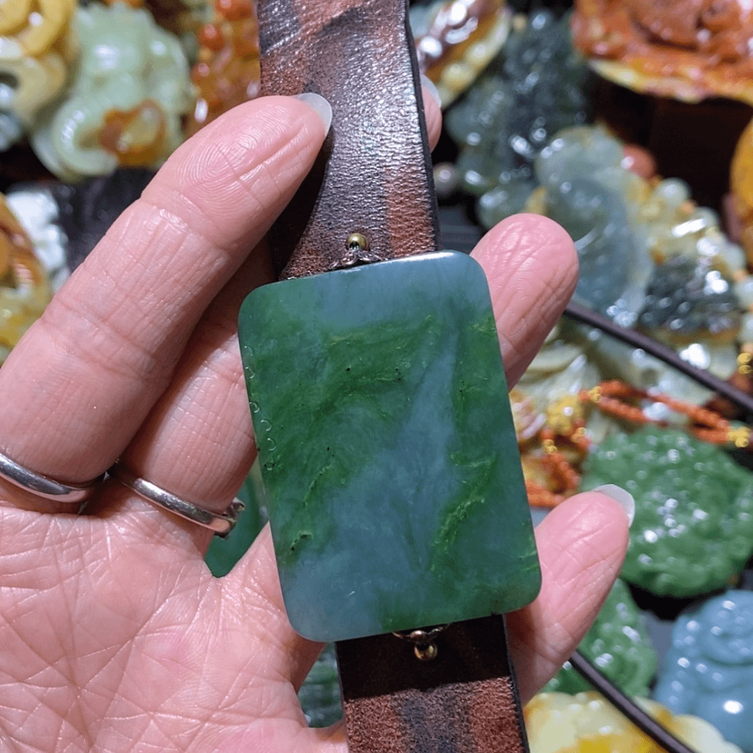 【闪购商品】和田玉（碧玉）颈饰未镶嵌焕**欣