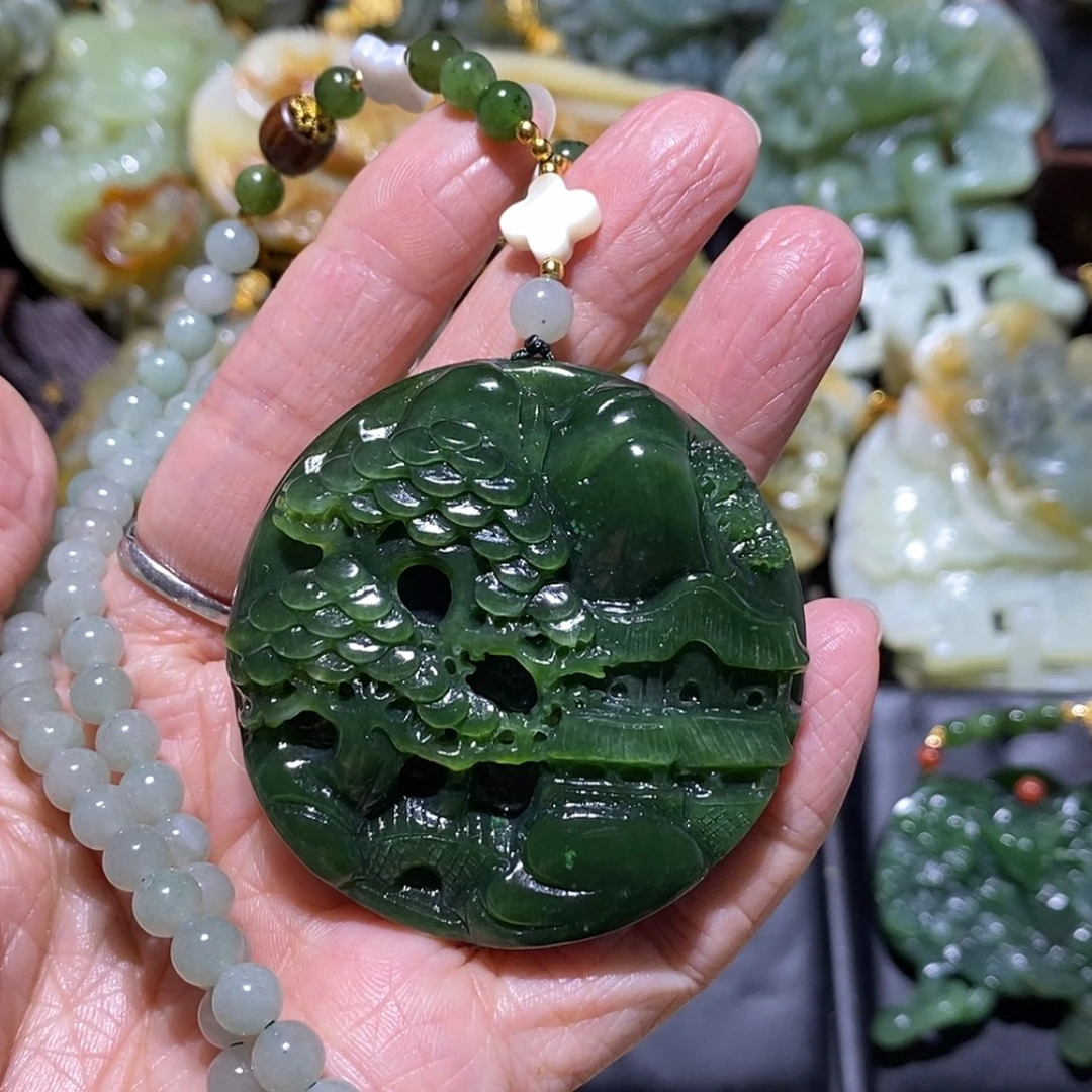 【闪购商品】和田玉（碧玉）颈饰未镶嵌