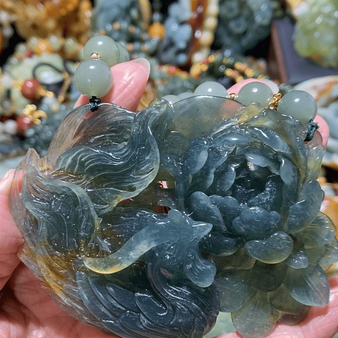 【闪购商品】蛇纹石玉颈饰未镶嵌