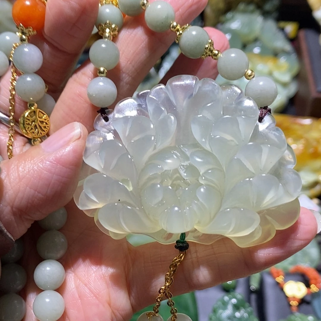 【闪购商品】蛇纹石玉颈饰未镶嵌