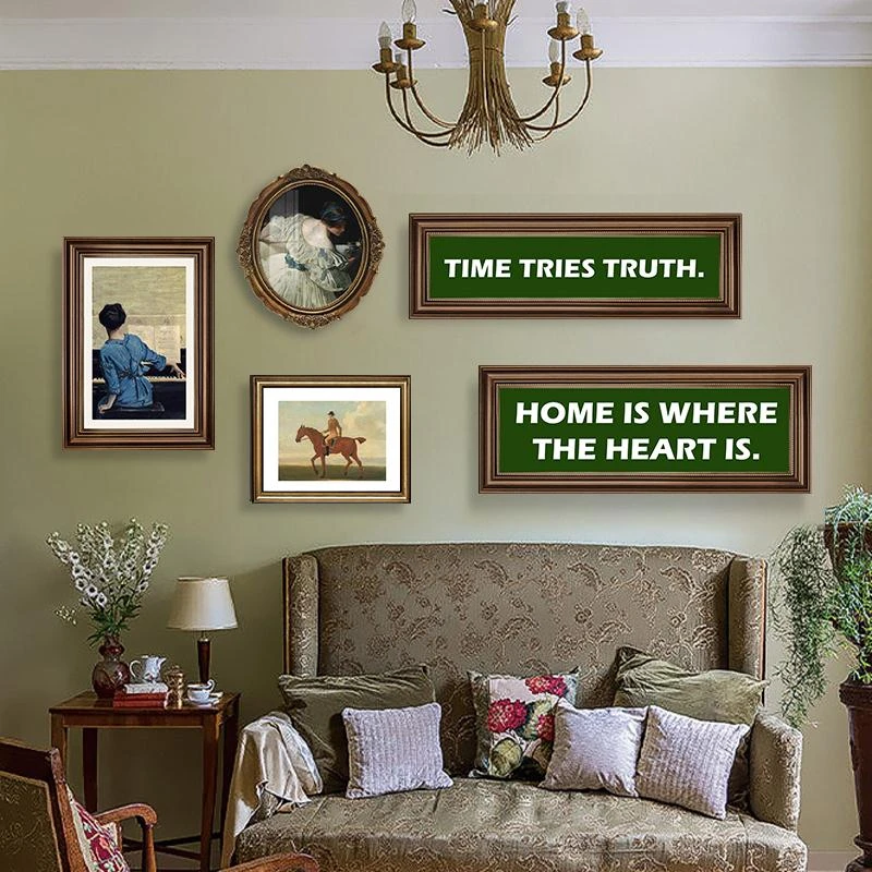 创意文艺范英文字母牌餐厅装饰画北欧风客厅挂画卧室床头书房美式