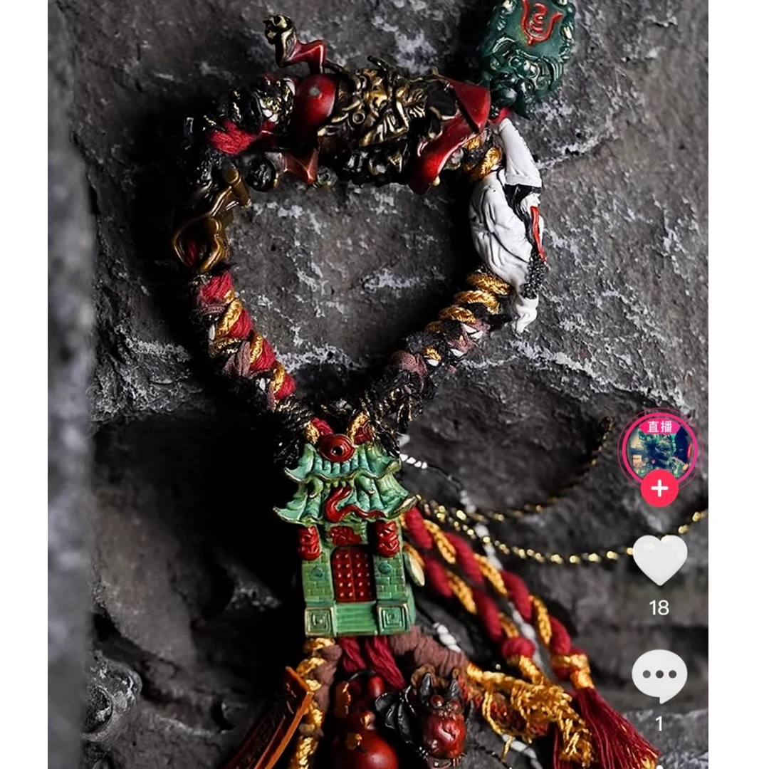 显若原创  钟先生系列  吊坠编织