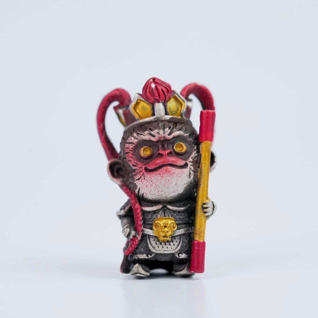 吊坠925银 西游小记 系列《齐天小圣》吊坠 原创手工设计雕刻手作