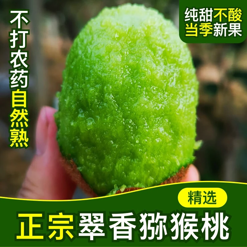 正宗陕西翠香猕猴桃20-30枚装单果70-130g新鲜应季水果现摘包邮