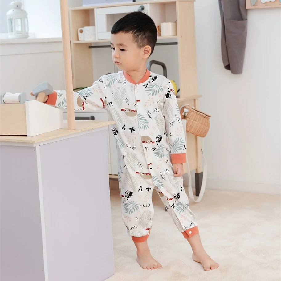 雅赞家居旗舰店【婴童连体衣】全棉透气母婴级A类婴儿长袖连身衣