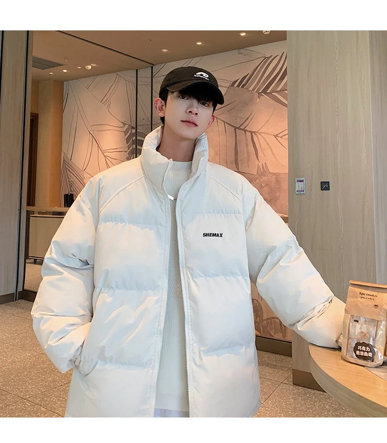 秋季宽松防风防水爆款高支高密加厚韩版棉服情侣学生港风ins男