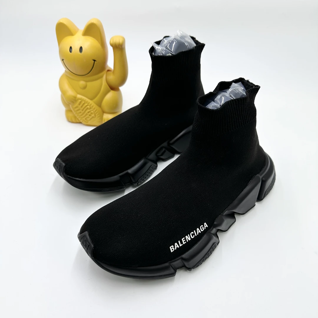 Balenciaga/38码/黑武士袜子鞋休闲鞋/95新