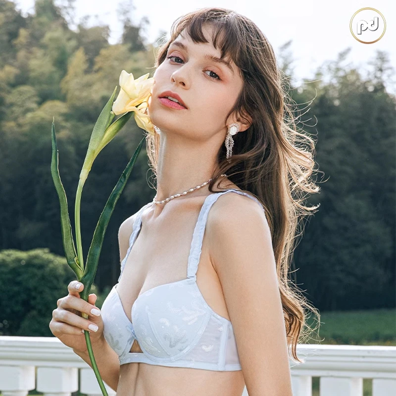 翡丽时尚内衣窄侧比更舒适更薄 蕾丝轻盈透气不闷汗sw2103