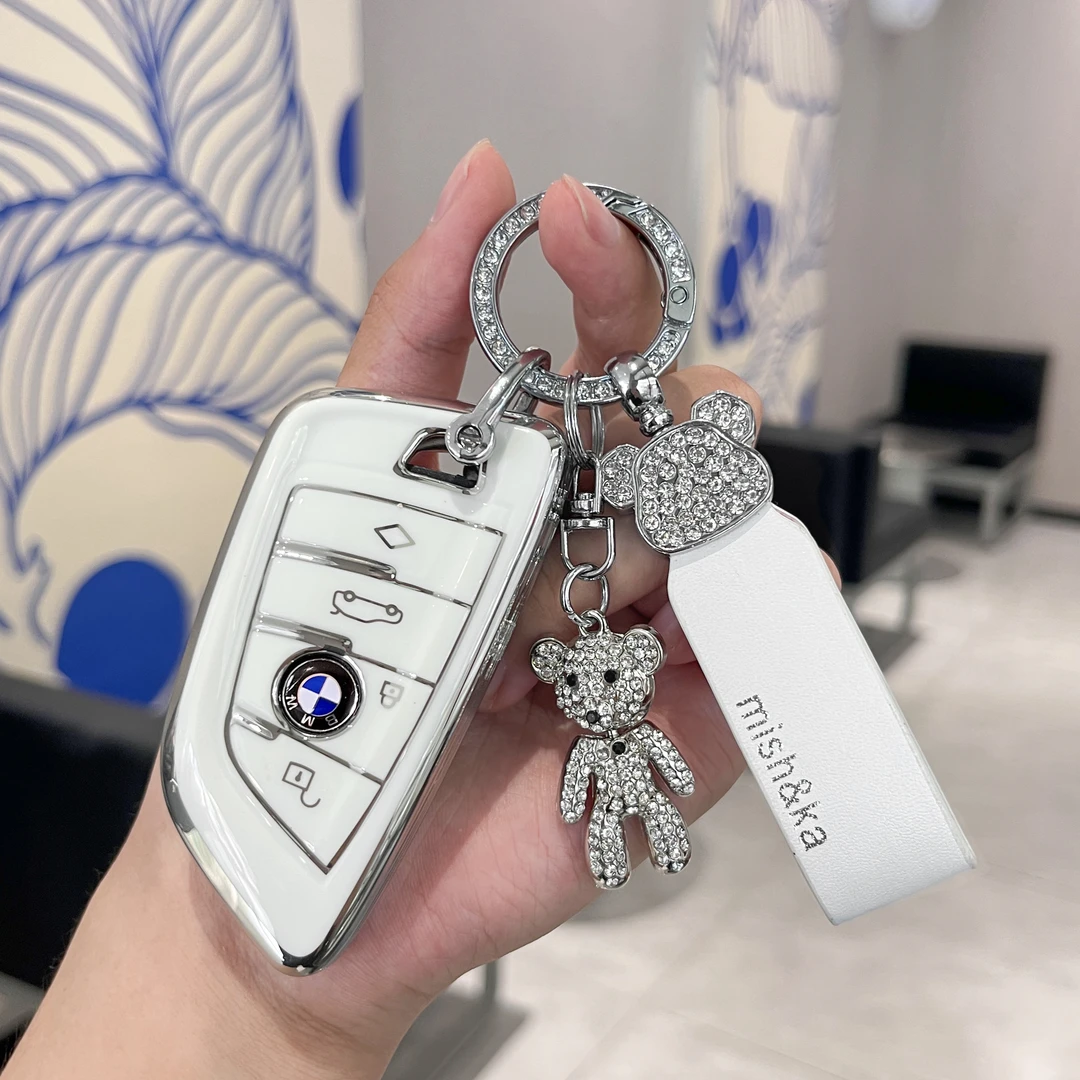 【宝马4系】钥匙套进口4系21款22款亮面宝马保护壳扣包