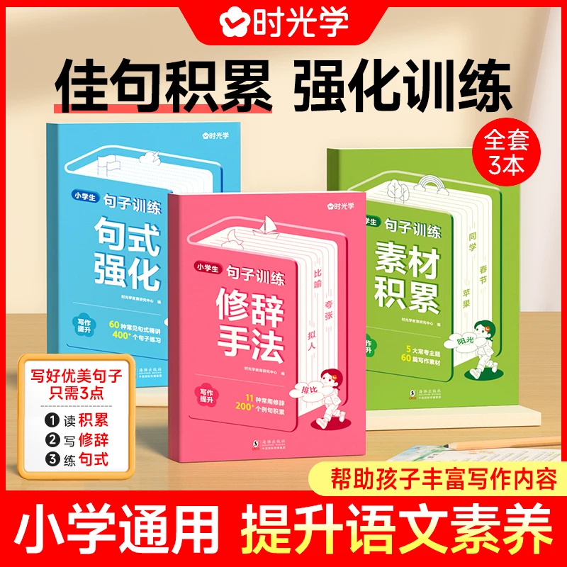 【时光学】句子训练 小学生语文写作基础积累表达提升训练优美句式