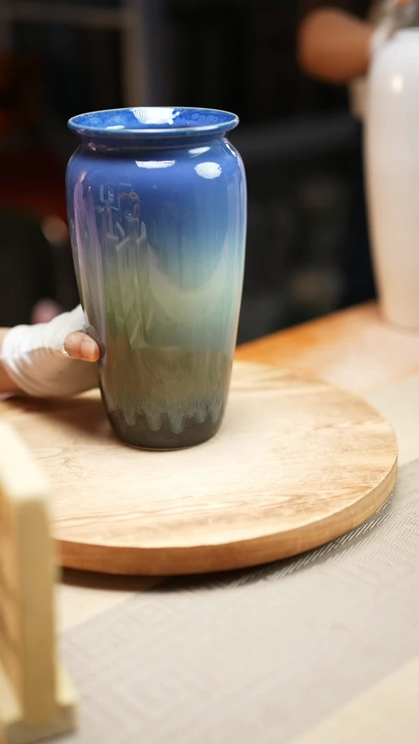 【闪购商品】      景德镇陶瓷花瓶无孔001瑕疵