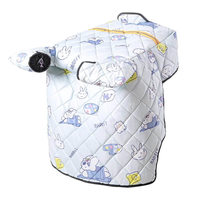 电动车挡风被加绒加厚加宽加大风挡护肩护脖款秋冬季保温保暖被子