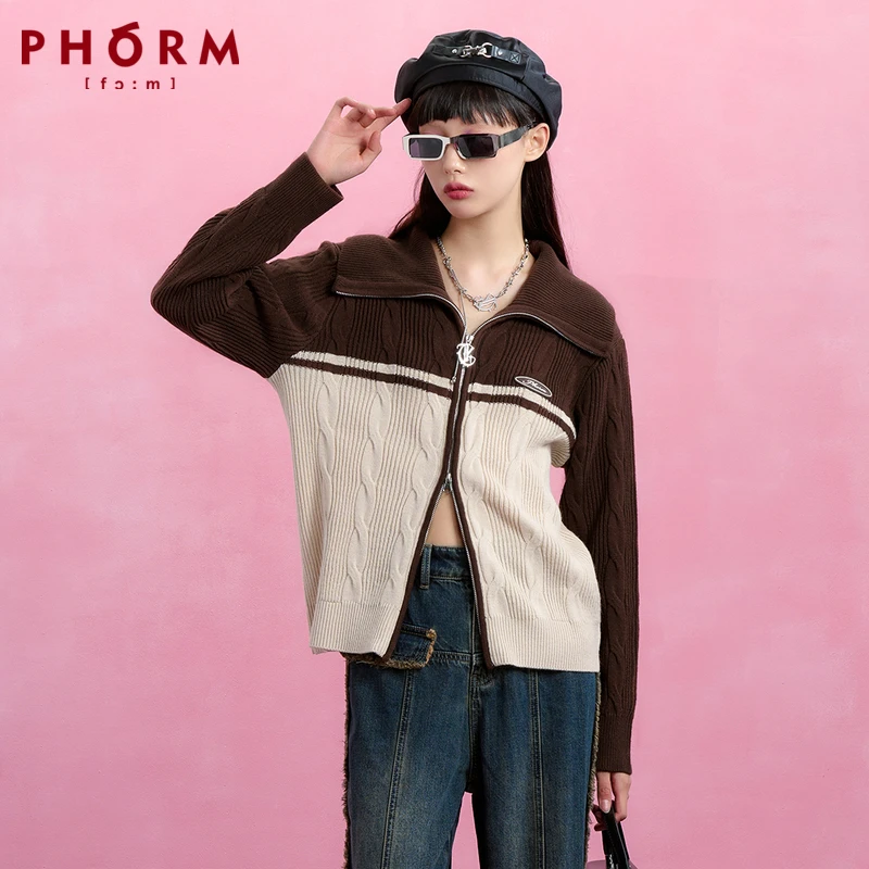 【贝贝专享】【商场同款】【小鬼怪】PHORM2023冬装新毛针织衫G10812356