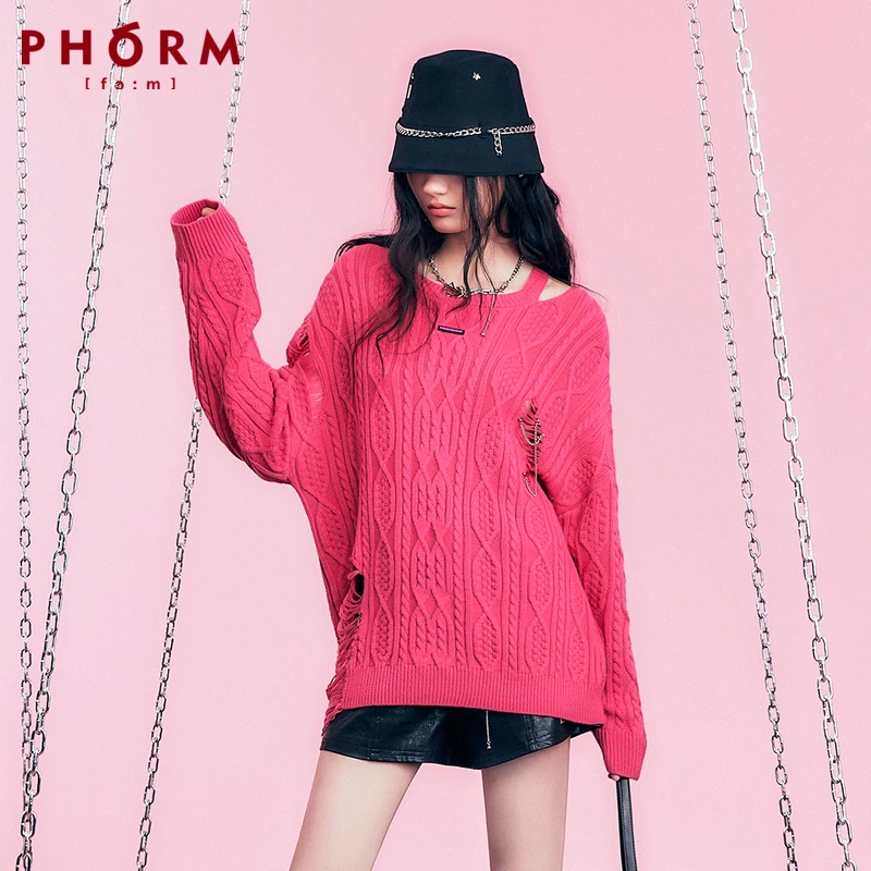 【贝贝专享】【商场同款】PHORM春秋新款毛针织衫G11252336