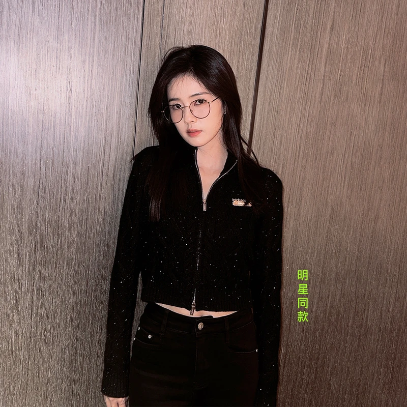 【商场同款】PHORM24冬新款安可拉红绞花毛衣针织衫开衫G00711356