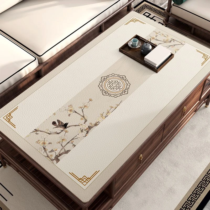 新中式茶几垫免洗餐桌垫吸水速干防烫客厅桌布轻奢高级实木桌垫子