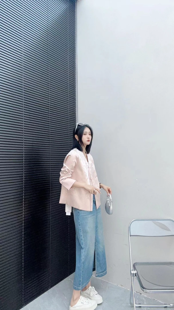 新中式提花流苏盘扣国风复古高端气质上衣