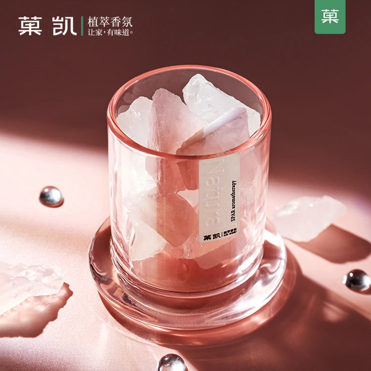 菓凯香薰扩香晶石卧室持久留香香氛无火小众高级摆件浪漫晶石天然