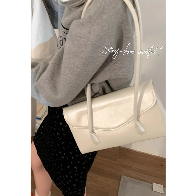 韩国小众腋下包包女式2025新款潮时尚公文包高级洋气大容量通勤包