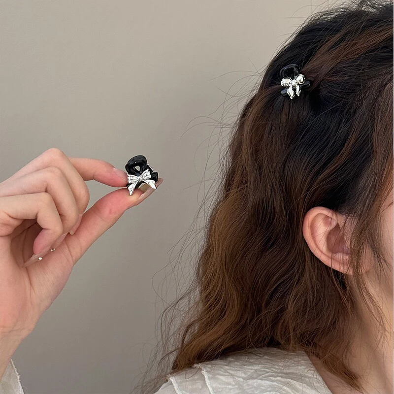 甜美金属公主夹迷你小号抓夹蝴蝶结发夹侧边夹子刘海夹碎发夹顶夹