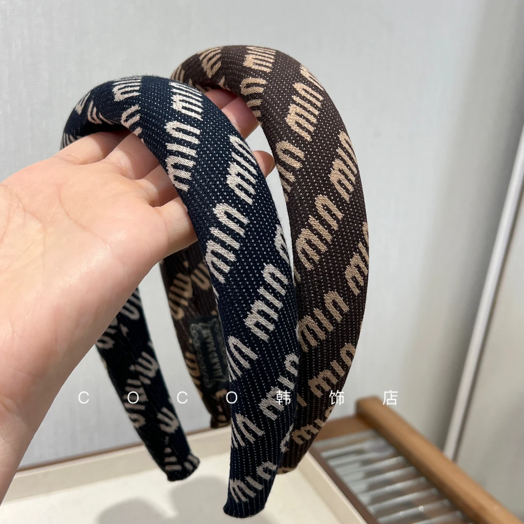 高颅顶宽边发箍时尚小香风海绵百搭网红外出小众法式复古轻奢头箍