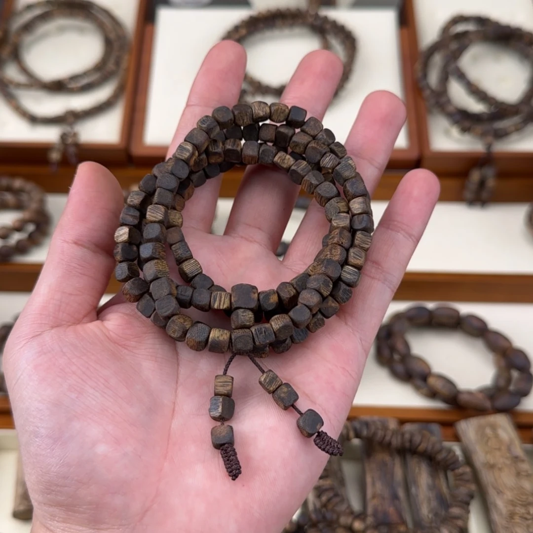 【闪购商品】沉香手串幸****.卡06方珠多圈