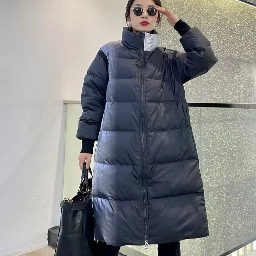 1034冬季时尚长款新款羽绒服