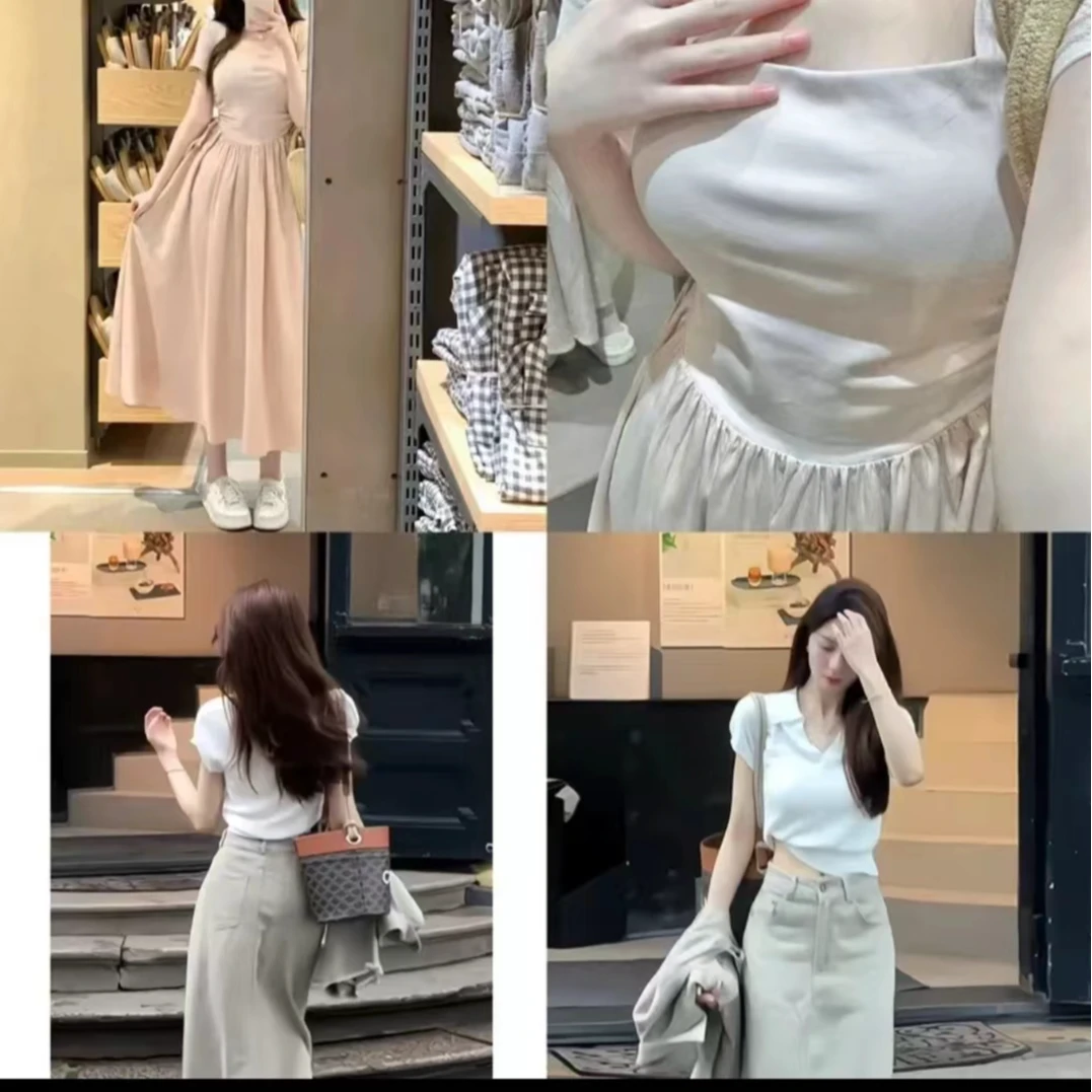 中国风连衣裙感白色夏季法式百搭新中式国风女装