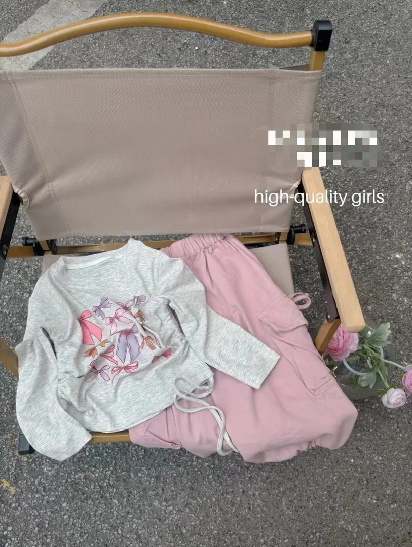 F12【鹿小鹿辣妹上衣配工装K】童装