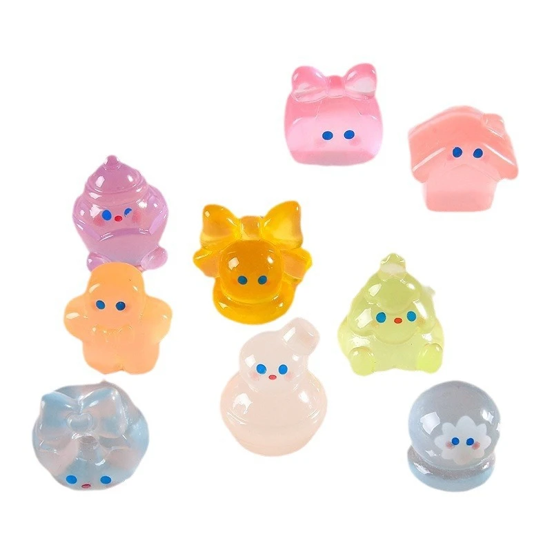 圣诞夜光摆件（一套九个）全场两单包邮