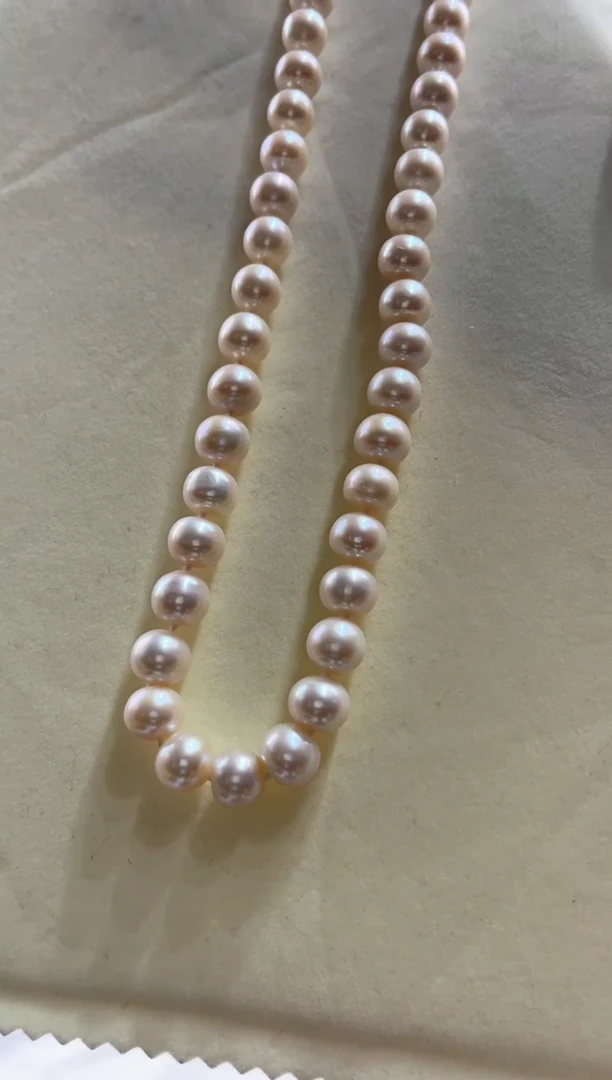 【闪购商品】淡水珍珠.未镶嵌10-11mm珍珠项链