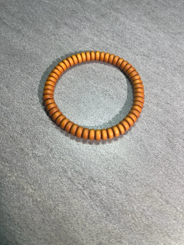 印度迈索尔老山檀药片珠0.3-0.7-54颗手串