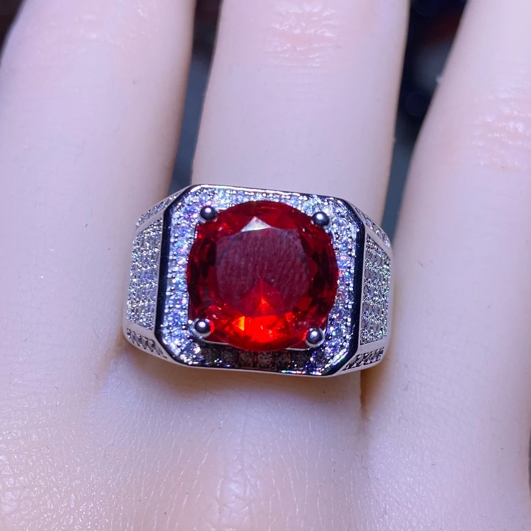 11104深宝红精致活口漂亮美丽豪华精选气质款戒指